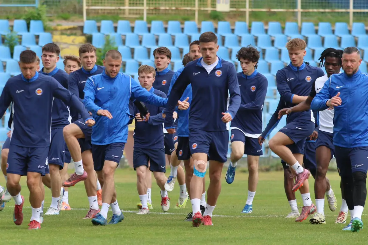 FC Lokomotiva Kosice A team during training / practice